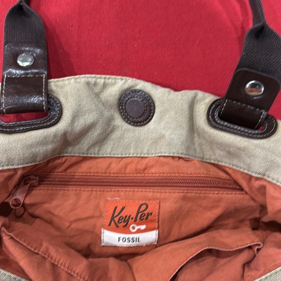 Key-per by fossil Brown Quilted Women's Bag - Picture 2 of 6